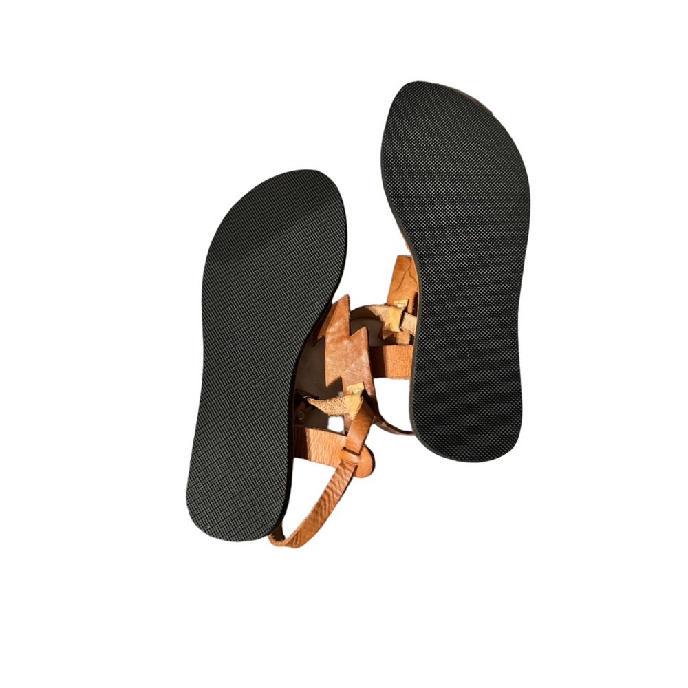 NWT Anthropologie Laidback London Thunder Lightning Bolt Sandals 37 / 7 - Picture 3 of 4